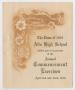 Thumbnail image of item number 2 in: 'Invitation: Alto High School Commencement Exercises, April 1910'.