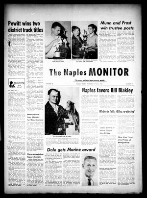 Primary view of object titled 'The Naples Monitor (Naples, Tex.), Vol. 75, No. 37, Ed. 1 Thursday, April 6, 1961'.