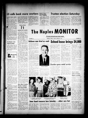 Primary view of object titled 'The Naples Monitor (Naples, Tex.), Vol. 75, No. 36, Ed. 1 Thursday, March 30, 1961'.