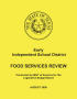 Thumbnail image of item number 1 in: 'Early Independent School District: Food Services Review, August 2008'.