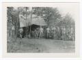 Photograph: [Soldiers by Mess Tent]