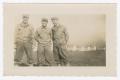 Photograph: [Three Soldiers at Camp Campbell]