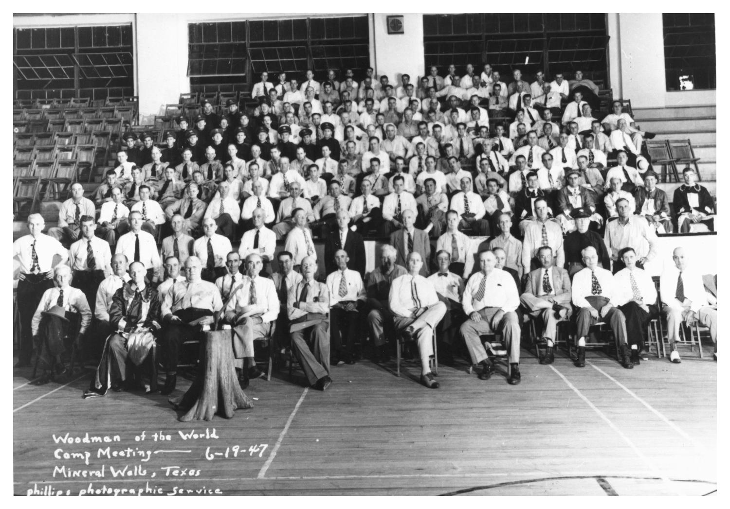 Woodmen of the World Camp Meeting , June 19, 1947
                                                
                                                    [Sequence #]: 1 of 1
                                                