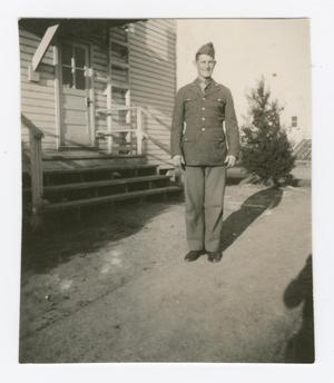 Primary view of object titled '[Earl Clifton at Camp Campbell]'.