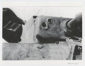 Primary view of object titled '[Close-Up of a Turret]'.