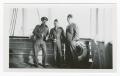 Photograph: [Three Officers On Board Ship]