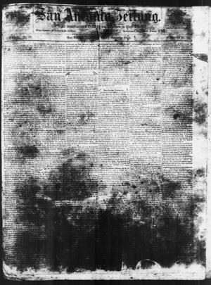 Primary view of object titled 'San Antonio-Zeitung. (San Antonio, Tex.), Vol. 2, No. 20, Ed. 1 Saturday, November 11, 1854'.