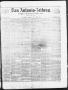 Thumbnail image of item number 1 in: 'San Antonio-Zeitung. (San Antonio, Tex.), Vol. 3, No. 36, Ed. 1 Saturday, March 8, 1856'.