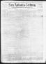 Thumbnail image of item number 1 in: 'San Antonio-Zeitung. (San Antonio, Tex.), Vol. 2, No. 34, Ed. 1 Saturday, February 17, 1855'.