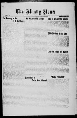 Primary view of object titled 'The Albany News (Albany, Tex.), Vol. 41, No. 16, Ed. 1 Friday, October 24, 1924'.