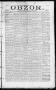 Primary view of Obzor. (Hallettsville, Tex.), Vol. 19, No. 14, Ed. 1 Thursday, November 4, 1909