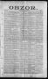 Newspaper: Obzor. (Hallettsville, Tex.), Vol. 18, No. 6, Ed. 1 Thursday, October…