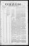 Newspaper: Obzor. (Hallettsville, Tex.), Vol. 19, No. 33, Ed. 1 Thursday, March …