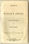 Pamphlet: Speech of William H. Seward, on emancipation in the District of Colum…