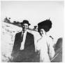 Primary view of [James Cass and Kathryn Cass on a Sunday walk]