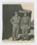 Photograph: [Two Soldiers at Base]