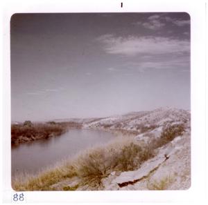 Primary view of object titled '[Small body of water at Big Bend National Park]'.