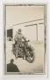 Photograph: [Soldier on a Motorcycle]