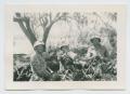 Photograph: [Spears, Bryant, and Caudill Operating a M1917 Browning Machine Gun]