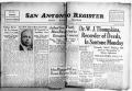 Primary view of San Antonio Register (San Antonio, Tex.), Vol. 7, No. 22, Ed. 1 Friday, September 3, 1937
