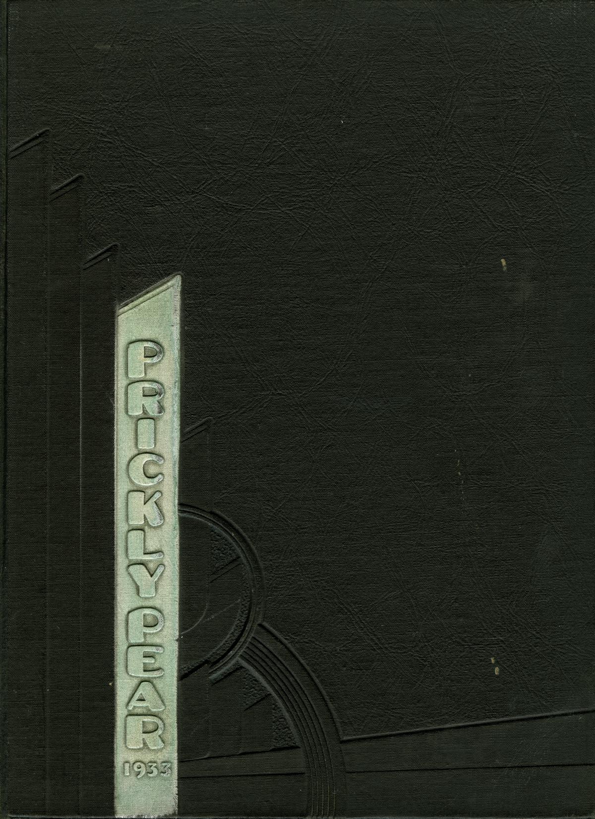 Prickly Pear, Yearbook of Abilene Christian College, 1933
                                                
                                                    Front Cover
                                                
