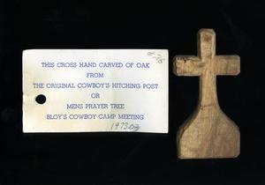 Primary view of object titled '[Wooden Cross]'.