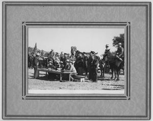 Primary view of object titled '[Cavalry at Bloys Campground]'.