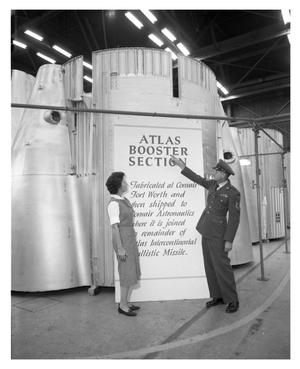 Primary view of object titled 'Atlas Missle Booster Section'.