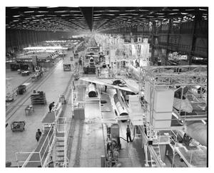 Primary view of object titled 'B-58 Assembly Line'.