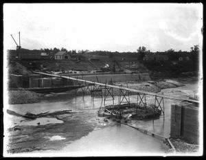 Primary view of object titled 'Trinity River: Lock and Dam at W.R.S.'.