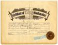 Primary view of [Congregation Ahavath Sholom Confirmation Certificate, 1934]