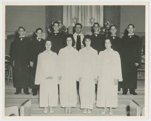 Primary view of [Congregation Ahavath Sholom Confirmation Class, 1960]