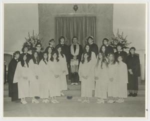 Primary view of [Congregation Ahavath Sholom Confirmation Class, 1971]