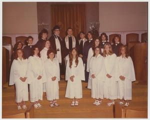 Primary view of object titled '[Congregation Ahavath Sholom Confirmation Class, 1973]'.