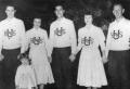 Photograph: [Photograph of 1955 HSU Cheerleaders]
