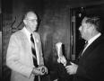 Photograph: [Photograph of Dr. Fletcher and Cheney]