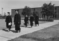 Photograph: [Photograph of Faculty Walking to Commencement]