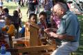 Primary view of [Photograph of Weaving at Western Heritage Day]