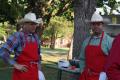 Thumbnail image of item number 1 in: '[Photograph of Cooks Gary Fraser and Aaron Moncla at Western Heritage Day]'.