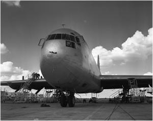 Primary view of object titled 'XC-99 at Kelly Air Force Base'.