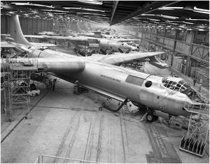 Primary view of object titled 'B-36 Assembly Line'.