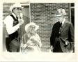 Photograph: [Jesse C. Fletcher, Mrs. Tommy Clack, and Rupert N. Richardson at Wes…