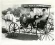 Photograph: [Photograph of Richardson and Clack in Carriage]