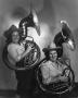 Photograph: [Photograph of Cowgirls Holding Tubas]