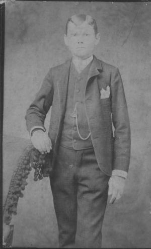 Primary view of object titled '[T.B. Wessendorff as a boy about 12 or 13 years old.]'.