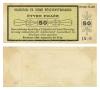 Physical Object: [Voucher/stock certificate from Hungary in the denomination of 50 fil…