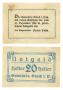 Primary view of [Bank note from Germany in the denomination of 20 heller]