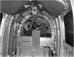 Primary view of object titled '[Interior of Fuselage]'.