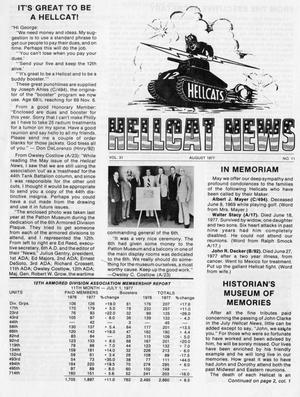 Primary view of Hellcat News, (Springfield, Ill.), Vol. 31, No. 11, Ed. 1, August 1977