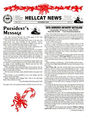 Primary view of object titled 'Hellcat News, (Fullerton, Calif.), Vol. 59, No. 4, Ed. 1, December 2005'.